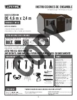 Предварительный просмотр 3 страницы Lifetime 60138 Assembly Instructions Manual