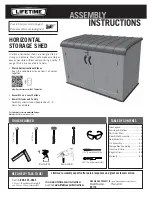 Preview for 1 page of Lifetime 60170 Assembly Instructions Manual