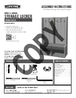 Preview for 1 page of Lifetime 60226 Assembly Instructions Manual