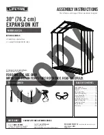 Lifetime 60324 Assembly Instructions Manual preview