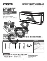 Предварительный просмотр 2 страницы Lifetime 60348 Assembly Instructions Manual