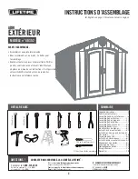 Предварительный просмотр 2 страницы Lifetime 60352 Assembly Instructions Manual