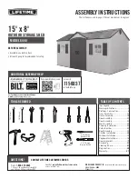 Preview for 1 page of Lifetime 6446 Assembly Instructions Manual