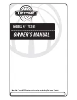 Lifetime 71281 Owner'S Manual preview