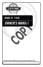 Lifetime 71546 Owner'S Manual preview