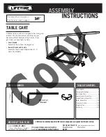 Lifetime 80339 Assembly Instructions Manual preview