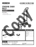 Lifetime 80527 Assembly Instructions Manual preview