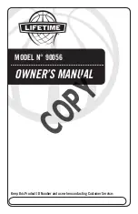 Lifetime 90056 Owner'S Manual preview