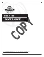 Lifetime 90269 Owner'S Manual preview