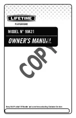 Lifetime 90421 Owner'S Manual preview