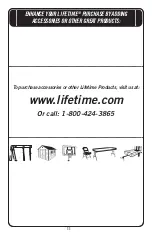 Preview for 11 page of Lifetime 90466 Owner'S Manual