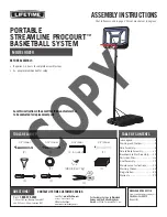 Preview for 1 page of Lifetime 90819 Assembly Instructions Manual