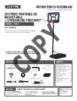 Preview for 2 page of Lifetime 90819 Assembly Instructions Manual