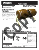 Preview for 1 page of Lifetime 965452 Assembly Instructions Manual