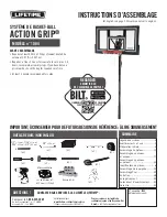 Предварительный просмотр 2 страницы Lifetime ACTION GRIP 1084 Assembly Instructions Manual