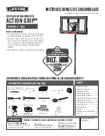 Предварительный просмотр 3 страницы Lifetime ACTION GRIP 1084 Assembly Instructions Manual