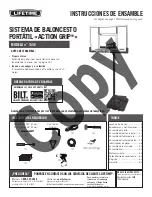 Preview for 3 page of Lifetime ACTION GRIP 1558 Assembly Instructions Manual