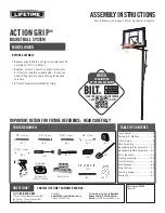 Предварительный просмотр 1 страницы Lifetime ACTION GRIP 90020 Assembly Instructions Manual