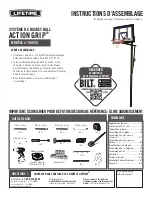 Preview for 2 page of Lifetime ACTION GRIP 90020 Assembly Instructions Manual