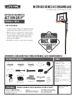 Preview for 3 page of Lifetime ACTION GRIP 90020 Assembly Instructions Manual