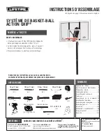 Preview for 2 page of Lifetime ACTION GRIP 90270 Assembly Instructions Manual