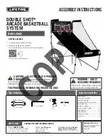 Lifetime DOUBLE SHOT 90648 Assembly Instructions Manual предпросмотр