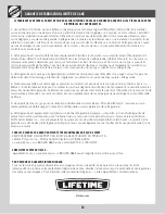 Preview for 58 page of Lifetime MONKEY BAR ADVENTURE Assembly Instructions Manual