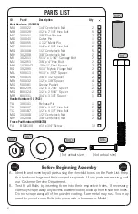 Предварительный просмотр 6 страницы Lifetime POWER LIFT 71281 Owner'S Manual With Assembly Instructions