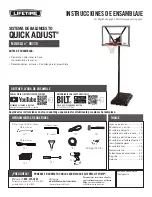 Preview for 3 page of Lifetime QUICK ADJUST 90738 Assembly Instructions Manual