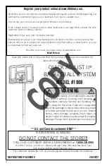 Preview for 2 page of Lifetime QUICK ADJUST II 1008 Owner'S Manual With Assembly Instructions