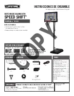 Preview for 3 page of Lifetime SPEED SHIFT 51550 Assembly Instructions Manual