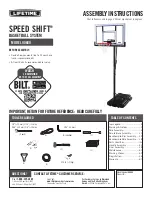 Preview for 1 page of Lifetime SPEED SHIFT 90680 Assembly Instructions Manual