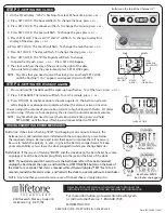 Preview for 2 page of LIFETONE HLAC100 Quick Start Manual