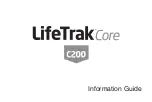 LifeTrak Core C200 Information Manual preview