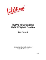 LifeView FlyDVB-T Duo CardBus User Manual preview