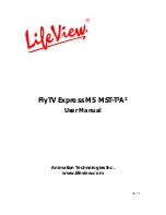 LifeView FlyTV Express M5 MST-T2 A2 User Manual preview