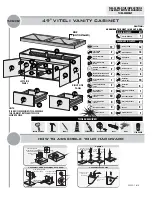 Предварительный просмотр 4 страницы Lift Bridge Kitchen & Bath 50202 Assembly Instructions Manual