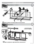 Предварительный просмотр 8 страницы Lift Bridge Kitchen & Bath 50202 Assembly Instructions Manual