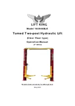 Lift King 165948BLK Operation Manual preview