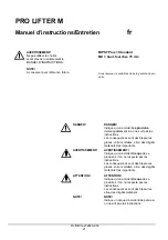 Предварительный просмотр 21 страницы Lift-Rite LEC 1000 M PST Plus Operator’S Manual/Service