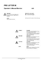 Предварительный просмотр 57 страницы Lift-Rite LEC 1000 M PST Plus Operator’S Manual/Service