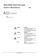 Preview for 3 page of Lift-Rite LEC 2000 SC Operator’S Manual/Service