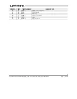 Preview for 11 page of Lift-Rite PST23 Owner'S Manual, Operating  Instructions Manual, And  Replacement Parts Manual