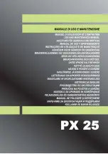 Lifter PX 25 Use And Maintenance Manual предпросмотр