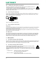 Preview for 36 page of Liftket STAGEKET Operating Instructions Manual