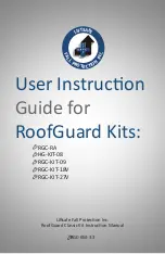 Liftsafe Fall Protection RoofGuard HG-KIT-08 User Instruction Manual preview