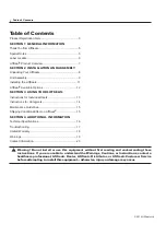 Preview for 3 page of LiftSeat Independence Owner'S Operator And Maintenance Manual