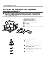 Preview for 7 page of LiftSeat Independence Owner'S Operator And Maintenance Manual