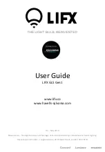 Preview for 1 page of LIFX 9026340 User Manual