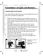 Preview for 16 page of Light & Motion Stella 180-L LED Owner'S Manual